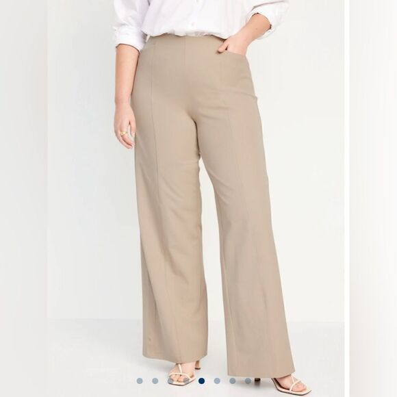 Old Navy High-Waisted Pull-On Pixie Wide-Leg Pants - Picture 1 of 14